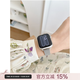WJU適用蘋(píng)果手表表帶iwatchS10米蘭尼斯s8磁吸apple watch S9女款se彩色Ultra2小蠻腰夏天金屬s6腕帶 奶杏灰 適用42mm表盤(pán)【新品10代iwatch】