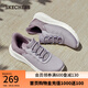 斯凱奇（Skechers）七夕情人節(jié)禮物女鞋Silp ins閃穿鞋一腳蹬休閑健步鞋117504 薰衣草色/LAV 38