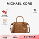 MICHAEL KORS邁克高仕 MK【七夕禮物】Hyde 女士小號(hào)斜挎手提包 牛皮棕  230 小號(hào) 順豐空運(yùn) 極速發(fā)貨