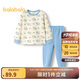 巴拉巴拉寶寶睡衣套裝冬季三層夾棉男女童家居服小童外出保暖208424171206