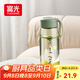 富光塑料茶杯水杯可愛(ài)ins風(fēng)學(xué)生便攜創(chuàng  )意帶蓋杯子耐摔夏天簡(jiǎn)約太空杯