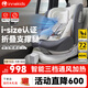 innokids兒童安全座椅0-12歲智能通風(fēng)加熱360°旋轉i-size認證IK18霧凇灰