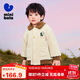 迷你巴拉冬季新款男女童發(fā)熱棉服寶寶厚款保暖復古外出棉衣