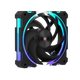 ALSEYE奧斯艾W12PLUS/W12PRO散熱風(fēng)扇12CM電腦機箱風(fēng)冷散熱正反葉ARGB神光同步PWM智能溫控靜音風(fēng)扇 W12PLUS-黑色 正葉