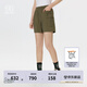 KOLON SPORT/可隆防曬短褲 女子露營(yíng)寬松夏防潑水UPF50+戶(hù)外運動(dòng)褲 LKHP5MTT18-OG 橄欖綠 M 165/74A
