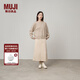無(wú)印良品（MUJI）女式  羊絨混紡 圓領(lǐng)毛衣 女款冬季 針織衫打底衫女裝  BAH91C4A 淺米色 XL (165/92A)