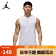 Jordan男無(wú)袖背心喬丹 JORDAN Dry-FIT 速干透氣FN5857-100白L