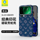 BLUEO藍猩適用小米17Promax手機殼Xiaomi 17Promax保護殼磁吸凱夫拉芳綸纖維高端商務(wù)保護殼 鎏金密碼藍