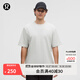lululemon丨Heavyweight 男士高克重棉質(zhì)針織 T 恤 芯吸 LM3FBSS 蒸汽灰 M