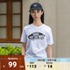 VANS范斯官方 男女情侶短袖T恤夏季滑板LOGO經(jīng)典款白黑出游好物 白色 2XL