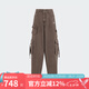 adidas阿迪達(dá)斯三葉草工裝口袋運(yùn)動(dòng)褲2025夏女棉質(zhì)牛仔長(zhǎng)褲KD4113 KD4113 26