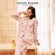 TEENIE WEENIE小熊刺繡睡衣女2025新款秋季寬松純棉印花長(cháng)袖家居服 蠟粉色滿(mǎn)印 【秋日童話(huà)|開(kāi)襟】女|長(cháng)袖長(cháng)褲 L