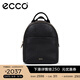 愛(ài)步（ECCO） 雙肩包女 輕奢牛皮背包 小號雙肩包9107807 HL黑色910780790000均碼
