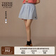 Teenie Weenie小熊女裝半身裙2025夏季新款清新甜美優(yōu)雅學院風短裙 藍色 M