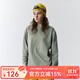NORYBRAND 24FW圓弧哈蘇線竹節(jié)棉跑步透氣長袖 運(yùn)動(dòng)防曬隔熱T恤 灰綠 S