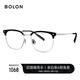 BOLON暴龍眼鏡王鶴棣同款復古眉架β鈦光學(xué)鏡近視眼鏡框男輕 BT6026B15