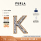 芙拉（FURLA）[11.11搶先購]AND I迷你造型女士掛件串珠創(chuàng  )意包包鑰匙圈掛飾 金色+銀色K