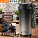SZTAA保溫杯咖啡杯316不銹鋼陶瓷男女士吸管杯便攜車(chē)載水杯茶水分離杯 漸變（升級陶瓷）520ml