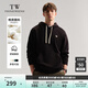 Teenie Weenie Men小熊男裝簡(jiǎn)約連帽衛(wèi)衣秋冬休閑美式運(yùn)動(dòng)帽衫男 黑色 XL 180