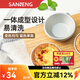 三能（SANNENG）蛋撻模具 烘焙家用反復(fù)花邊菊花蘿卜絲餅?zāi)＞叩皳槠耗Ｄゾ?大號(hào)蛋撻模5個(gè)裝 SN60655