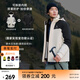 美特斯邦威男女拼色搖粒絨內(nèi)膽沖鋒衣25年春季新款時(shí)尚三防登山服 黑白組 三合一 3XL (190)