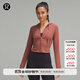 lululemon丨Waist-Seamed Nulu? 女士腰部縫線(xiàn)拉鏈連帽衫 LW3HOES 古銅棕 S /6