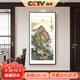 良木旭日東升手繪泰山日出國畫(huà)入戶(hù)玄關(guān)中堂掛畫(huà)裝飾畫(huà)水墨山水畫(huà)壁畫(huà) C-泰山日出 80*160cm高清微噴 雅致胡桃實(shí)木框【實(shí)木細框】