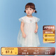 巴拉巴拉寶寶連衣裙兒童愛(ài)莎公主裙女童夏裝2025新款洋氣可愛(ài)艾莎裙子 本白10101 120
