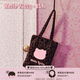 野獸派家居（tbh）三麗鷗Hello Kitty毛絨托特包便攜單肩包通勤包女 Hello Kitty毛絨托特包 可可豹紋