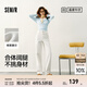 森馬森柔牛仔|森馬牛仔褲女時(shí)尚拖地褲顯腿長(cháng)2025新款春季闊腿褲簡(jiǎn)約 香草白10725【A款-四季常規】 L
