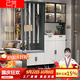 己何（JIHE）2025新款玄關(guān)柜鞋柜一體輕奢入戶(hù)簡(jiǎn)約屏風(fēng)隔斷酒柜客廳靠墻儲物柜 [實(shí)木板]d款暖白色左凳 80cm