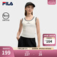 FILA 斐樂官方女子針織背心2025夏新款時尚休閑簡約修身無袖上衣 云菇白-WT L 170/88A/L