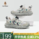 暇步士（Hush Puppies）童鞋男童涼鞋兒童涼鞋夏款男孩戶(hù)外軟底網(wǎng)面透氣女童休閑運動(dòng)涼鞋 HP4210灰色 31