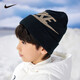 NIKE 耐克兒童帽子+手套套裝冬季男女童防寒保暖舒適2件套