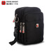 CROSS WHEAT瑞士軍刀斜挎包男大容量牛津布腰包新款通勤工作包戶(hù)外斜挎小背包 黑色S小號配肩帶(高16寬12.5厚8cm)