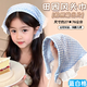 SNQP兒童田園風(fēng)蕾絲頭巾發(fā)箍三角巾女2025年新款發(fā)帶可愛(ài)甜美頭箍頭飾 藍格子發(fā)箍三角巾【一個(gè)裝】