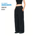 FPA高腰彈力logo織帶速干長(cháng)褲子女 潮流夏季百搭寬松直筒運動(dòng)休閑褲 黑色 M