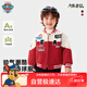 汪汪隊(duì)立大功男童外套嘻哈機(jī)車服棒球外套男孩春秋裝高街機(jī)車上衣 楓葉紅 120