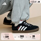 adidas T頭鞋 VL COURT復古板鞋德訓鞋男女阿迪達斯輕運動 黑色/白色   42