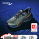 Saucony索康尼勝利22 GTX跑步鞋男專(zhuān)業(yè)緩震防潑水訓練運動(dòng)鞋 綠灰黃 42