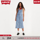 Levi's【商場(chǎng)同款】李維斯女士時(shí)尚百搭牛仔背帶連衣裙 藍(lán)色 XS