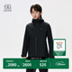KOLON SPORT/可隆防水沖鋒衣 男子戶外3L防風透濕撞色連帽夾克外套 LHJK5MNT03-BK 黑色 XL 180/100A