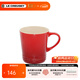 酷彩（Le Creuset）炻瓷馬克杯子咖啡早餐辦公家用茶水杯馬克杯 300毫升V型馬克杯紅色
