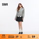 森馬（Semir）半身裙女百搭學(xué)院風(fēng)顯瘦短裙俏皮小個(gè)子秋灰色格子百褶裙時(shí)尚 灰色調00422 M