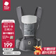 babycare腰凳嬰幼兒背帶寶寶0-36月外出前后抱式 抱娃神器透氣四季通用2 卡斯爾灰【輕薄透氣款】 解放雙手