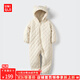 優(yōu)衣庫【加購】嬰幼兒PUFFTECH空氣棉服可機洗爬爬服連體衣478818 01 乳白色 80cm