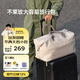 不萊玫大容量旅行包女健身包出差行李包男輕便 灰色 20L