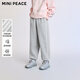 MiniPeace太平鳥(niǎo)童裝冬新女童針織長(cháng)褲FBGHF4544 靜謐灰 160