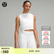 lululemon丨Flow Y 女士運動二合一短款背心 LW1CMYS 白色 S /6