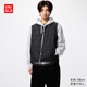 優(yōu)衣庫男裝/男女同款高級輕型羽絨便攜式背心外套羽絨服馬甲480950 480950/09黑色 M /170/92A